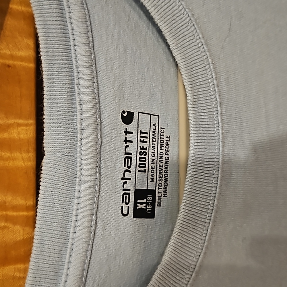 Women's Carhartt t shirt. Light blue, size xl. - Picture 2 of 4